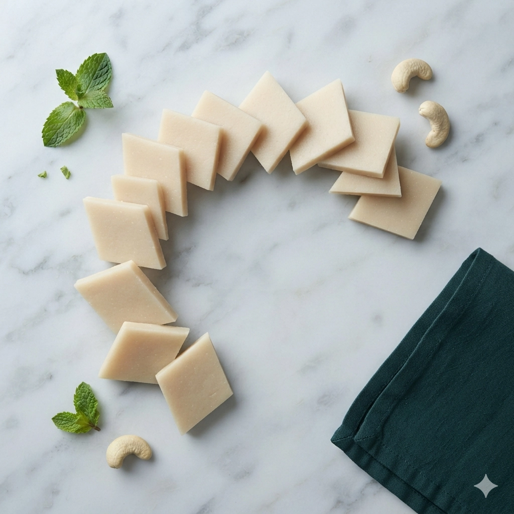 Kaju Katli – Less Sugar, Without Mava - Image 2